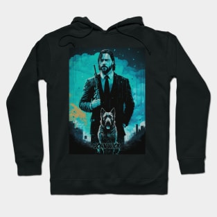 John Wick illustration Hoodie